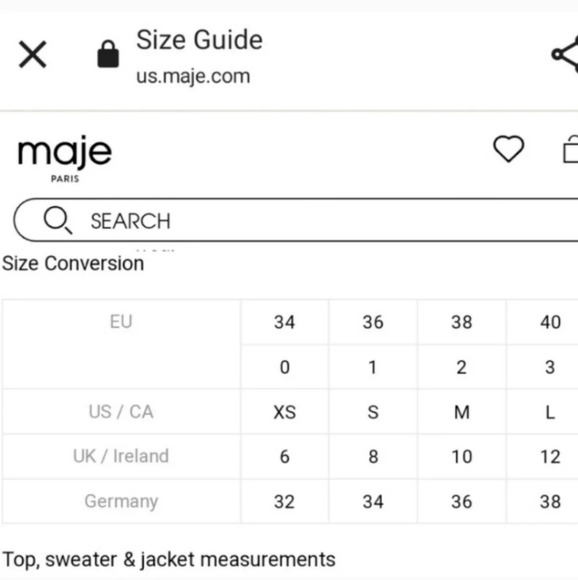 Maje Chacha Letter Print Silk Viscose Button Up Blouse Twee Maje 1 or Small - Picture 13 of 16